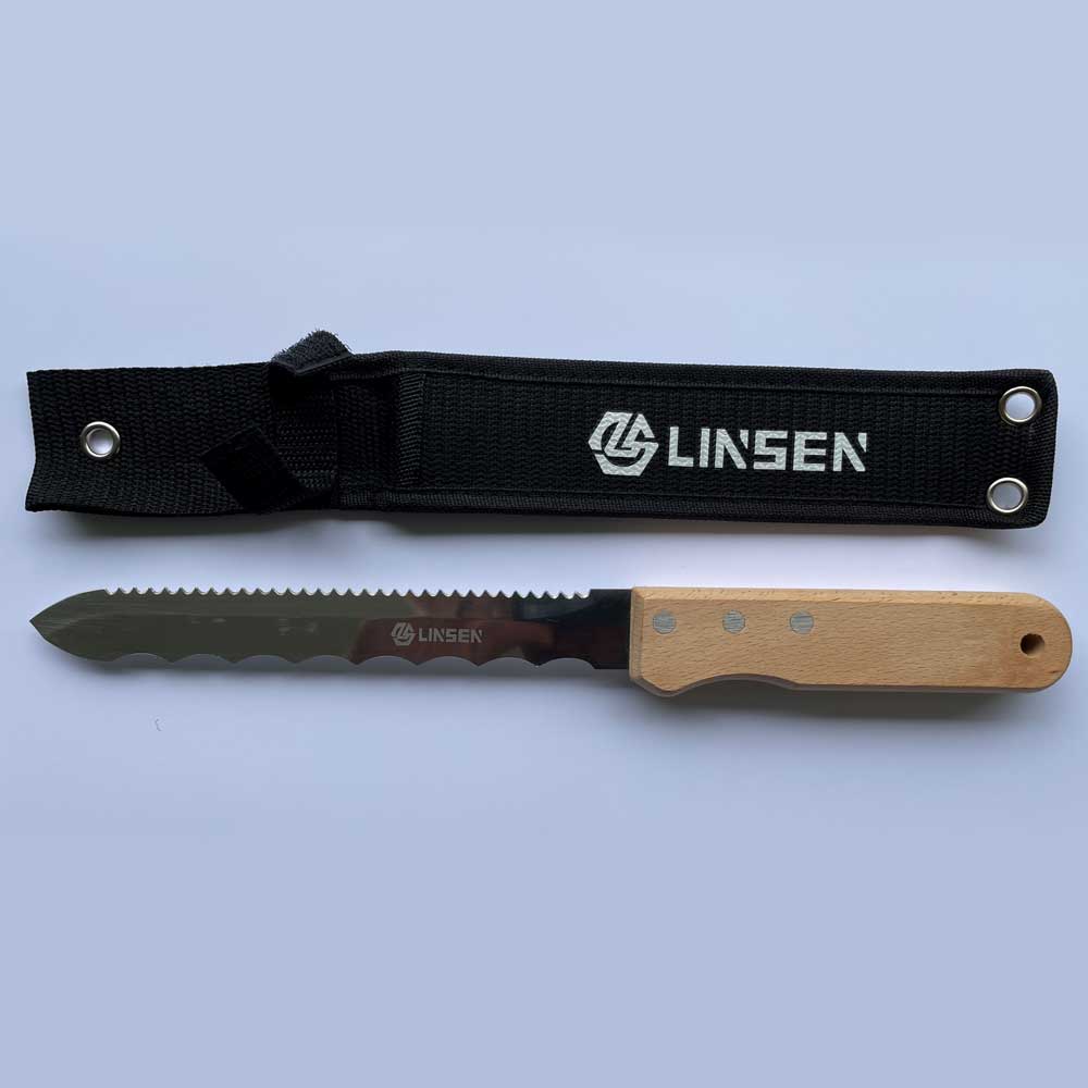 Rollrasenmesser mit Holzgriff – Bild 2